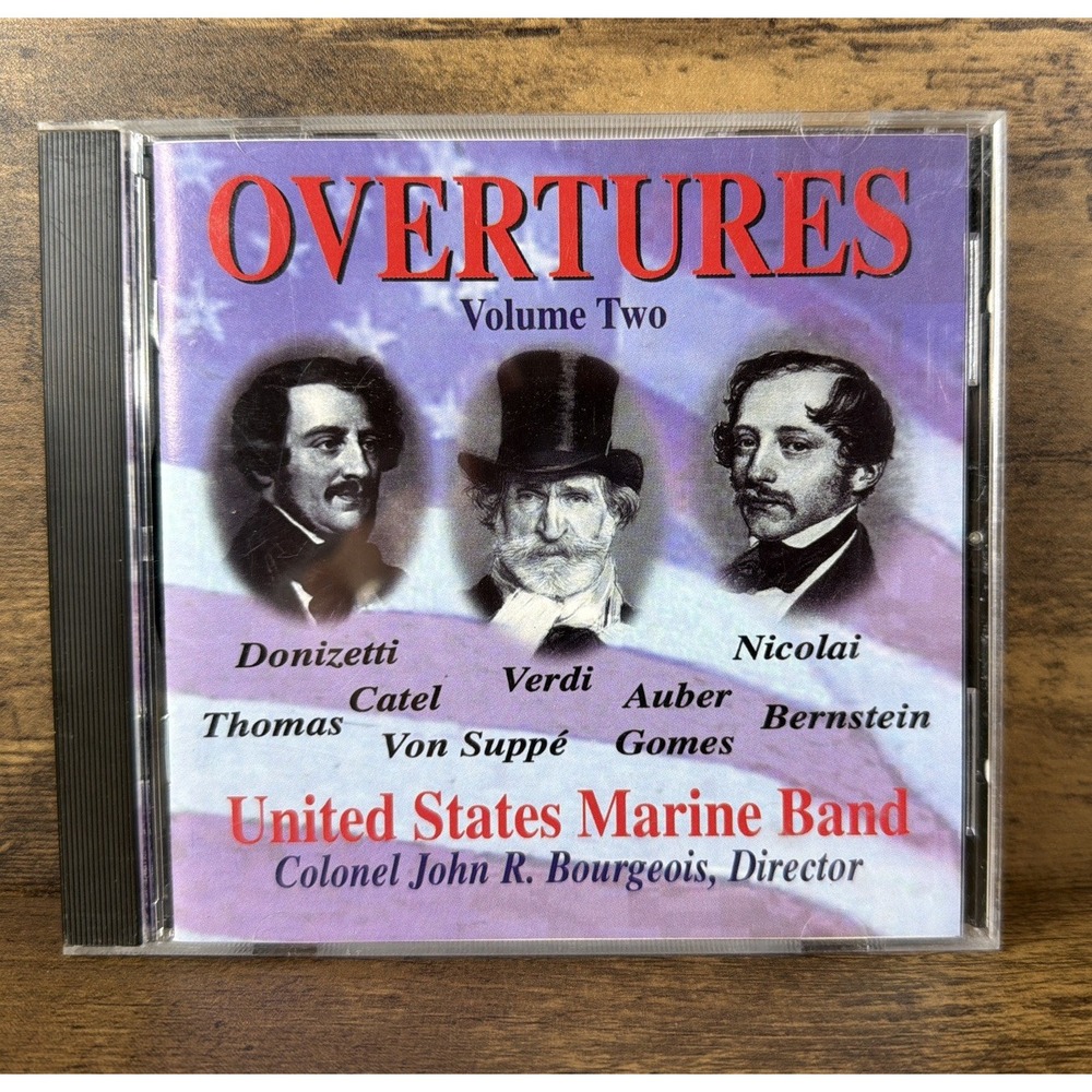 Overtures, Volume I by United States Marine Band (Audio CD) Tested And Working